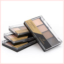 Maquiagem Sombra de sobrancelha Quarteto Make Sombra De Sobrancelha Com Espelho Modelo Febella