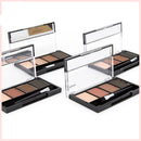 Maquiagem Sombra de sobrancelha Quarteto Make Sombra De Sobrancelha Com Espelho Modelo Febella