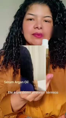 Óleo De Argan Serum Oil Reparação Anti Frizz 45ml Anjore Tratamento Profissional Pontas Duplas