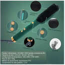 Escova Alisadora Bivolt 5 em 1 -Profissional Alisa, Hidrata, Modela, Alinha e Anti-Frizz Ultra Leve 378g para Viagens