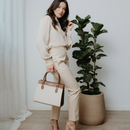 Bolsa Feminina Handbag Grande | Espaçosa, Estilosa e com Zíper de Segurança