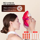 Máscara Facial LED 7 Cores Profissional – Clareia a Pele, Controla Acne e Reduz Poros para Tratamento Facial em Casa POP
