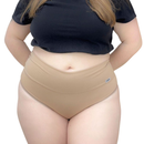 Kit 3 Calcinhas Modeladora Barriga afina cintura Lingerie Plus Cós Alto Confortável