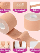 Kit Sutiã Adesivo de Silicone Invisível Aumenta E Levanta Seios