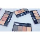 Maquiagem Sombra de sobrancelha Quarteto Make Sombra De Sobrancelha Com Espelho Modelo Febella