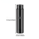 Mini Barbeador Elétrico Masculino Para Depilador Facial Sem Falhas Recarregável Portátil