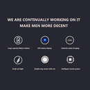 Mini Barbeador Elétrico Masculino Para Depilador Facial Sem Falhas Recarregável Portátil